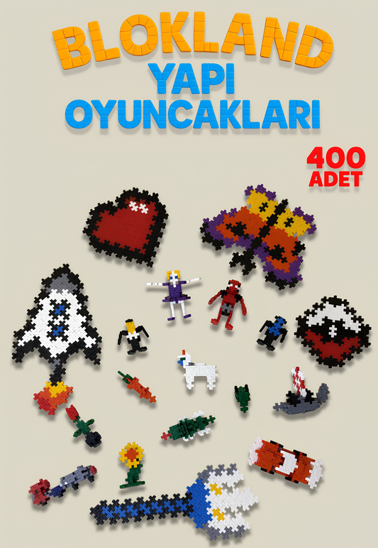 Toy Mind™ Küçük Eller, Büyük Hayaller: 400 Parça Gelişim Seti